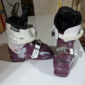 Kids' Purple Ski Boots